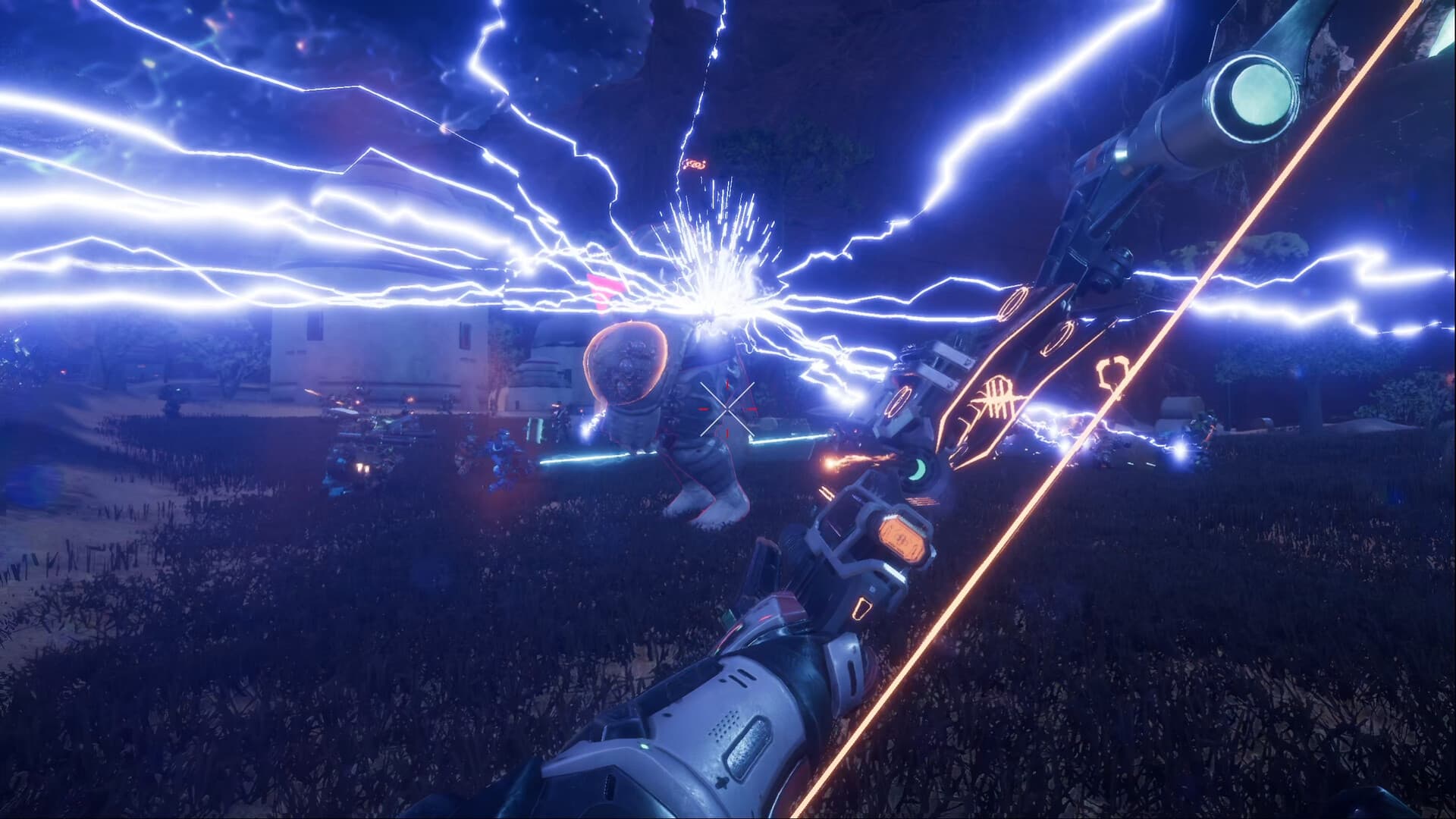 Dense energy effects during a Pax Autocratica battle